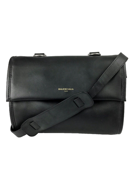 New Authentic Balenciaga Ladies tools Leather Satchel S Black 456984 1000