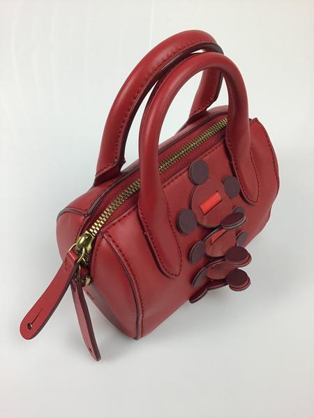 ANYA HINDMARCH – Vere Barrel mini appliquéd leather shoulder bag