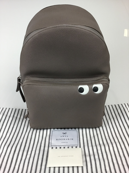 ANYA HINDMARCH – Small Eyes Left Large Leather Backpack