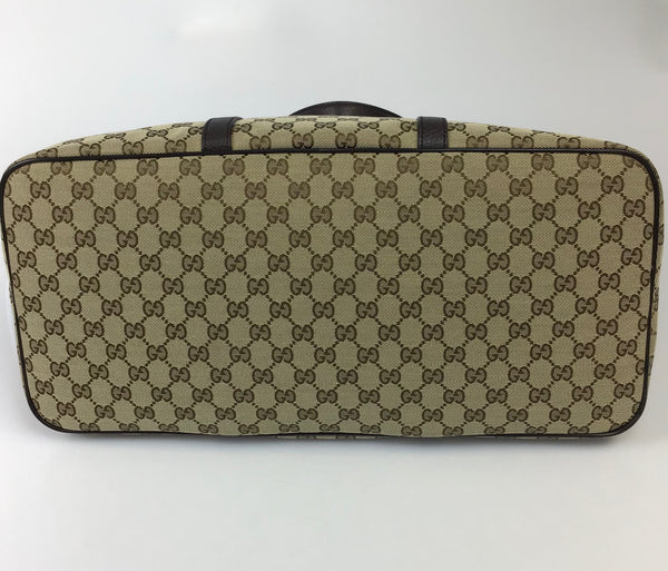 Gucci 449170 GG Supreme Guccissima Travel Tote Bag